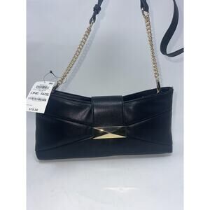 I.N.C. International Concepts Rebecc Medium Clutch Crossbody in Black